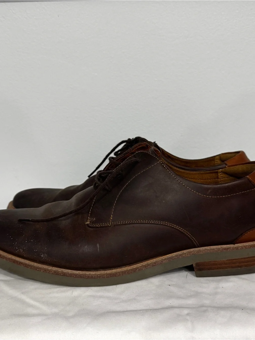 Florsheim Brown Leather Chukka Lace-Up Boots